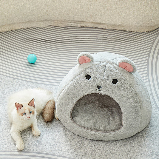 Cat Bedding Cartoon Soft Fluffy Comfortable Mat