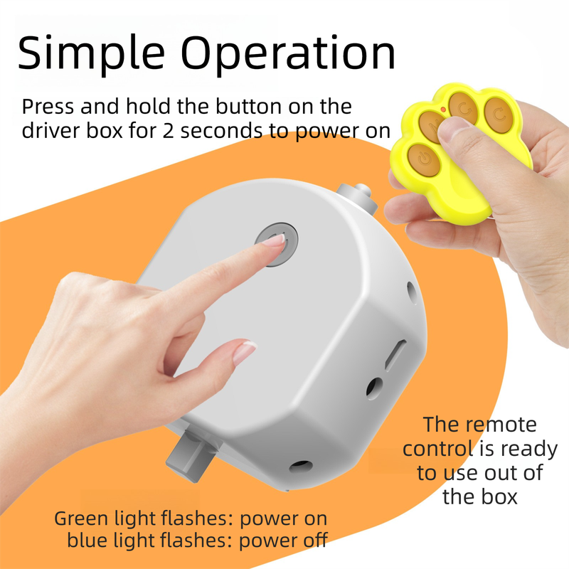 Yellow Durable TPU Smart Interactive Electric Pet Toy Ball - Automatic Bouncing Dog & Cat Chew Toy, Shaking Smart Activated