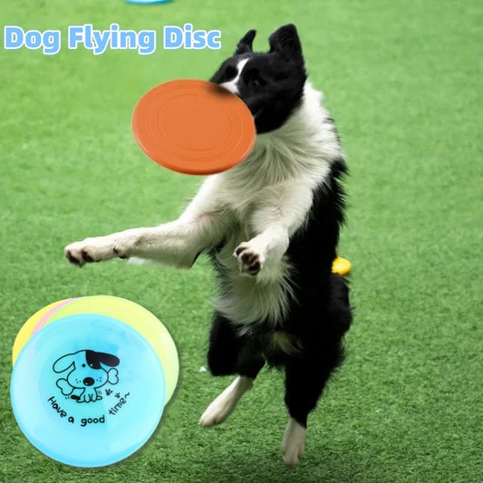 Silicone Flying Disc Pet Toy