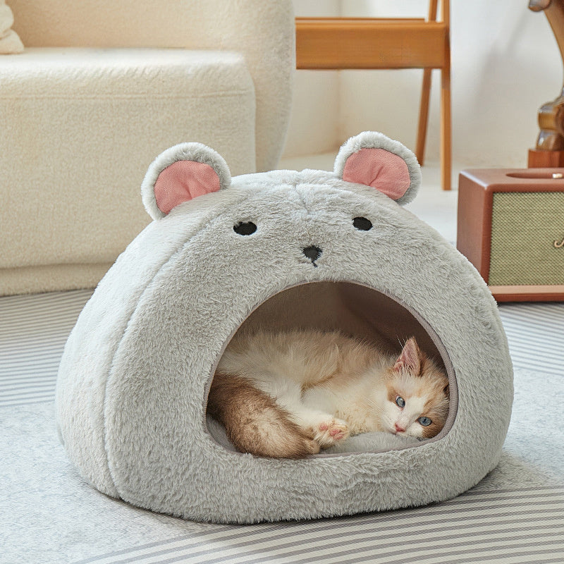 Cat Bedding Cartoon Soft Fluffy Comfortable Mat