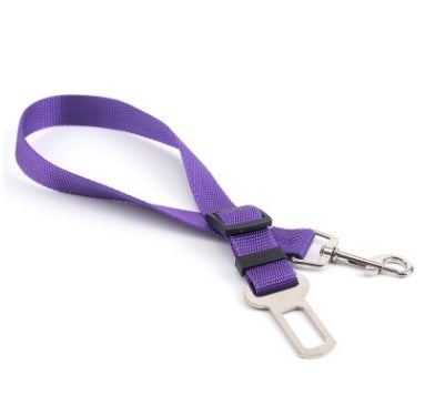 Fixed Strap Polyester Dog Leash & Car Seat Belt