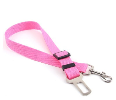 Fixed Strap Polyester Dog Leash & Car Seat Belt