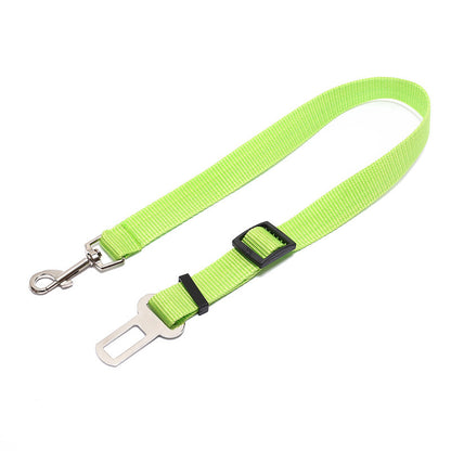 Fixed Strap Polyester Dog Leash & Car Seat Belt