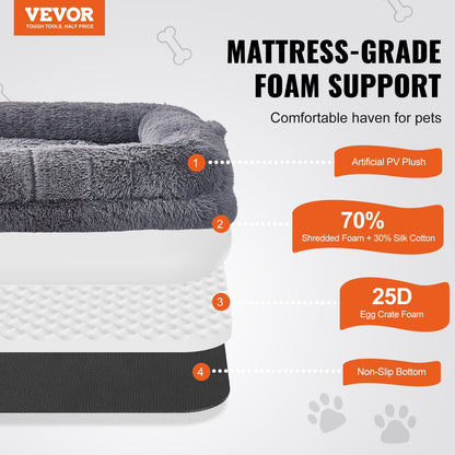 VEVOR 72x48in Human Dog Bed