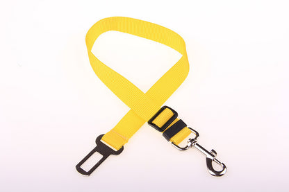 Fixed Strap Polyester Dog Leash & Car Seat Belt