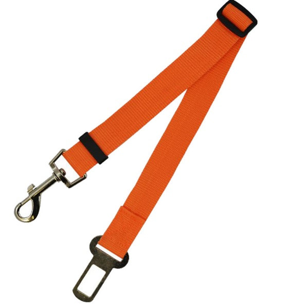 Fixed Strap Polyester Dog Leash & Car Seat Belt