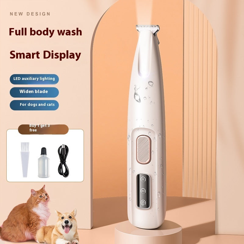 Pets Trimmer-Hair-paws- With LED Light Fully Waterproof