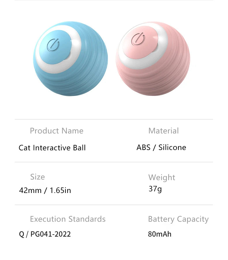 Smart Interactive Cat Rolling Ball