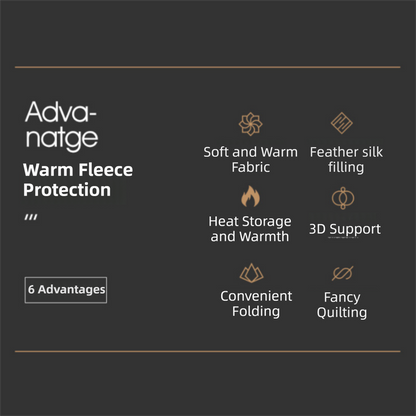 Superior Insulation Grey Dual-Sided Pet Sleeping Mat(40X60CM) for Dogs & Cats - 3D Thickened Support & Durable Wavy Quilting, Reversible Lamb Velvet & Brushed Cotton Bed