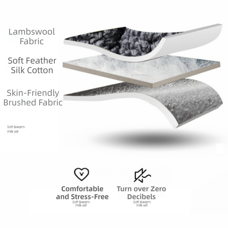 Superior Insulation Khaki Dual-Sided Pet Sleeping Mat(120X60CM) for Dogs & Cats - 3D Thickened Support & Durable Wavy Quilting, Reversible Lamb Velvet & Brushed Cotton Bed