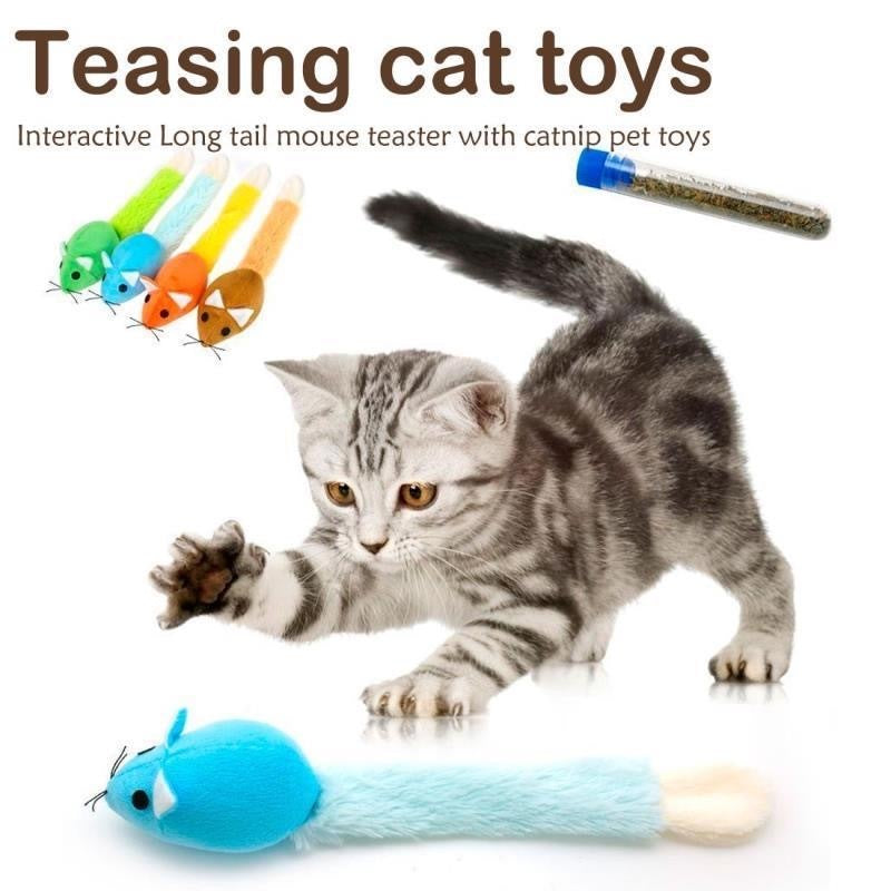 Mouse Cat Teaser Toys