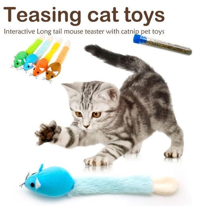 Mouse Cat Teaser Toys