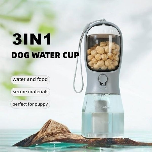 Three-in-one Portable Travel Water Bottle