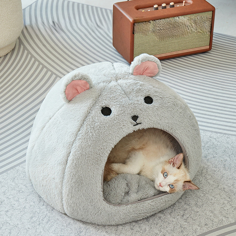 Cat Bedding Cartoon Soft Fluffy Comfortable Mat